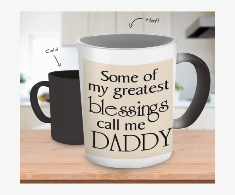 Coffee Mugs, Blessings, Silhouettes, Silhouette, Coffee - Suprise Mug- Ah! The Element Of Suprise - Color Changing, transparent png download