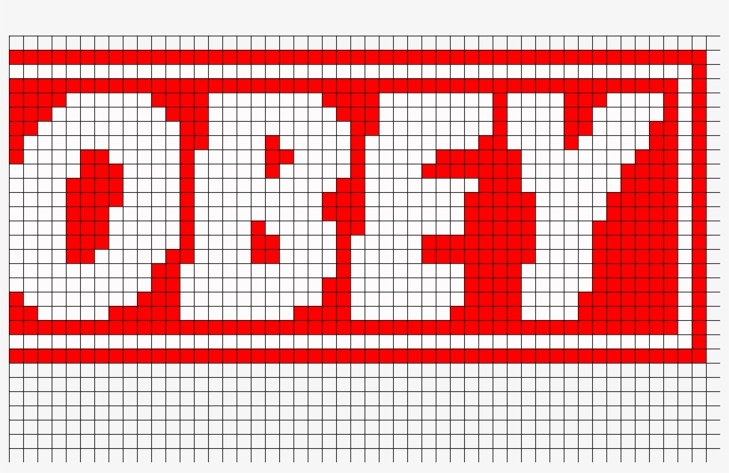 Obey Perler Bead Pattern / Bead Sprite - Number, transparent png download