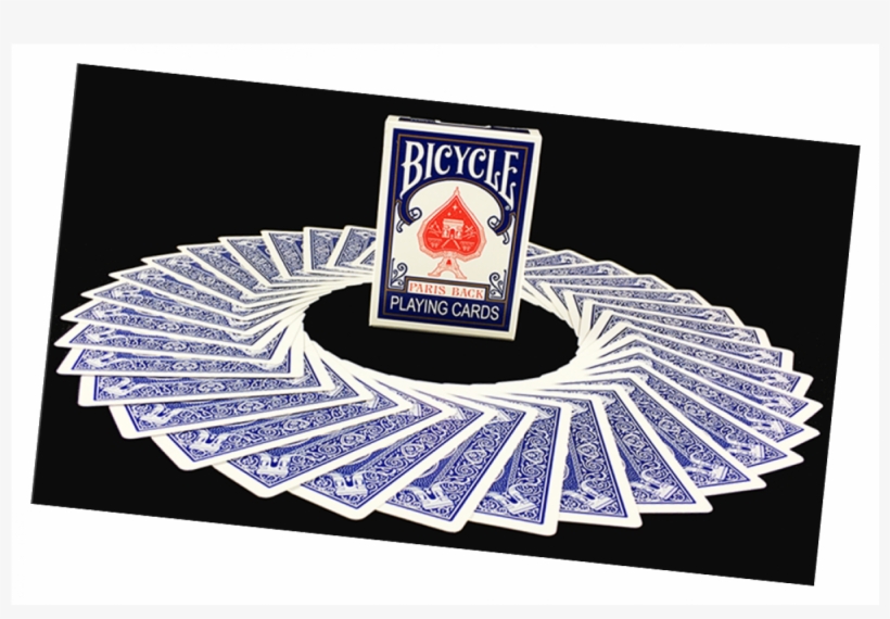 Bicycle Paris Back Limited Edition Blue Playing Cards, transparent png download