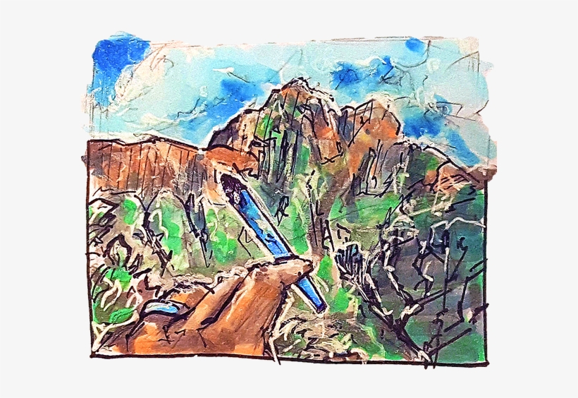 Landscape - Drawing, transparent png download