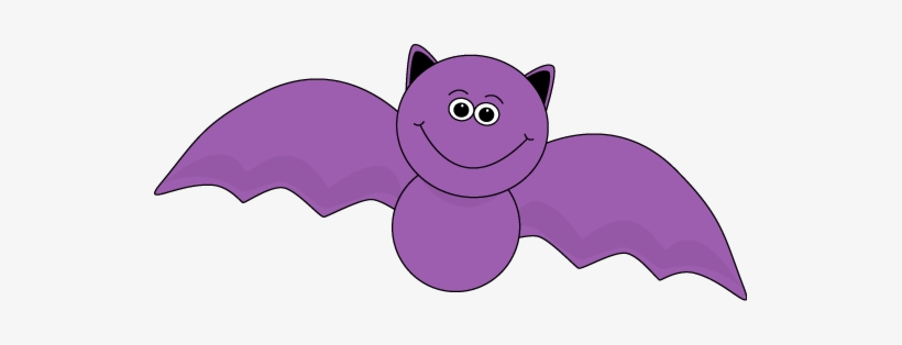 Purple Halloween Bat Clip Art - Cute Halloween Clip Art, transparent png download