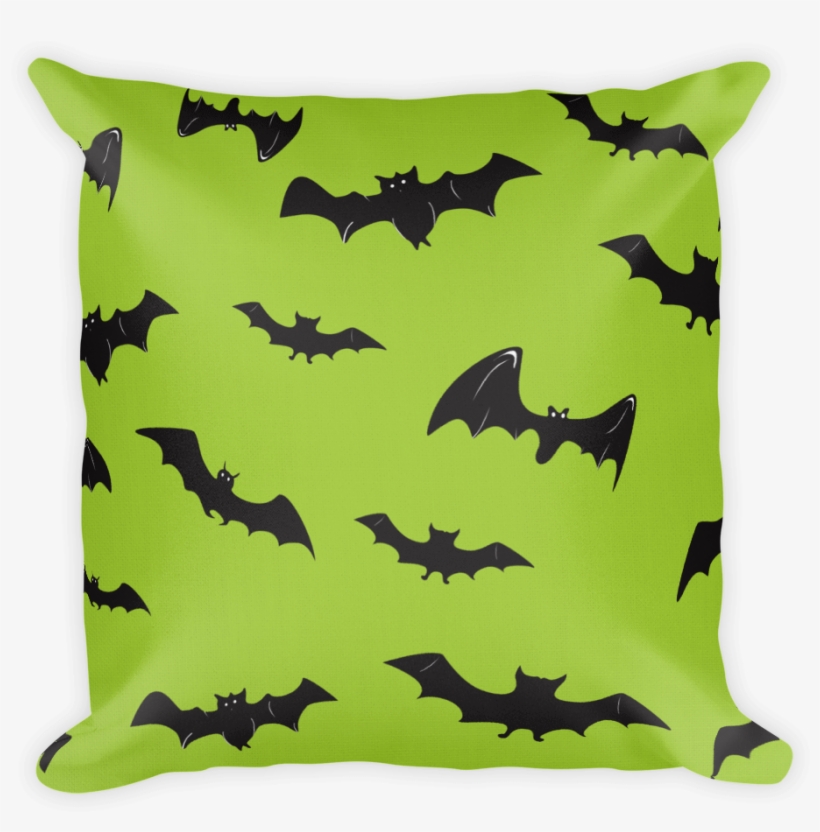 Halloween Bat Pattern Throw Pillow Binge Store Png - Halloween, transparent png download