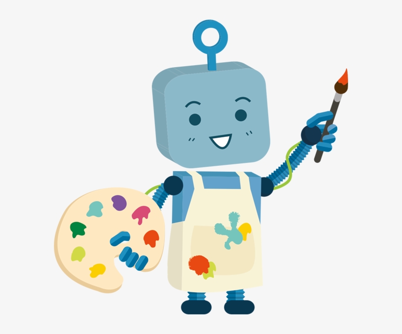Robot Painter, transparent png download