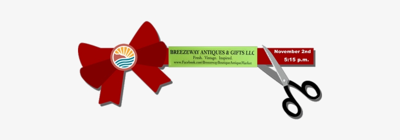 Breezeway Antiques & Gifts - Ribbon Cutting Ceremony Png, transparent png download