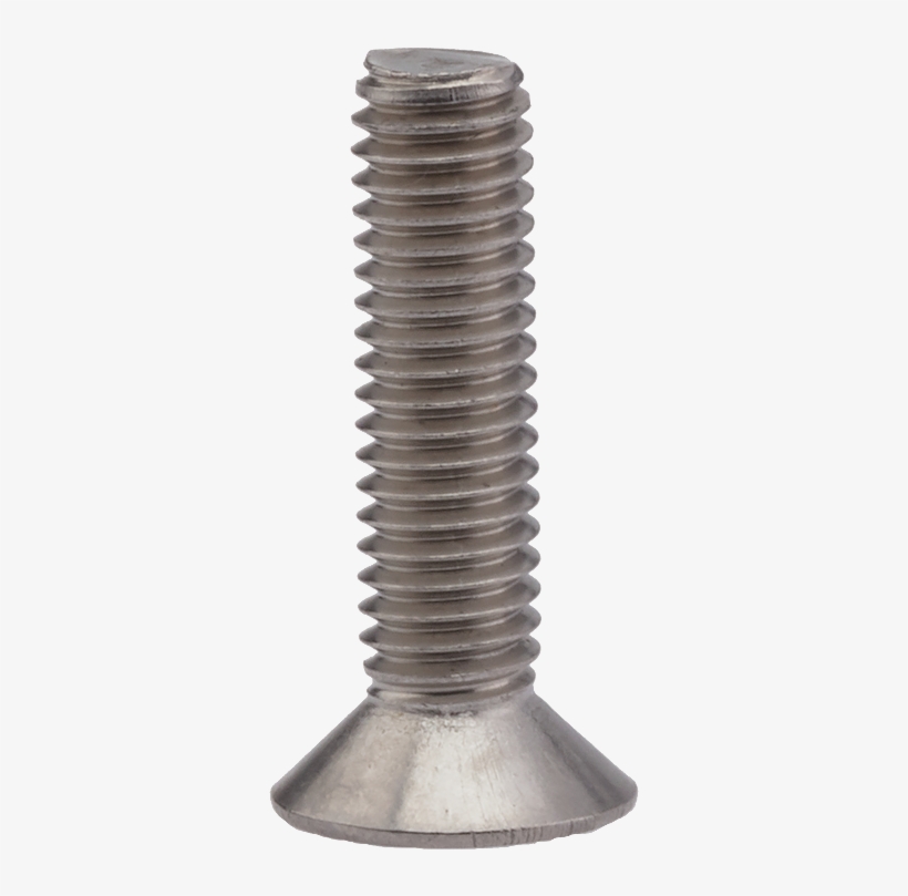 Flat Head Screw M6-1 - Allen, transparent png download