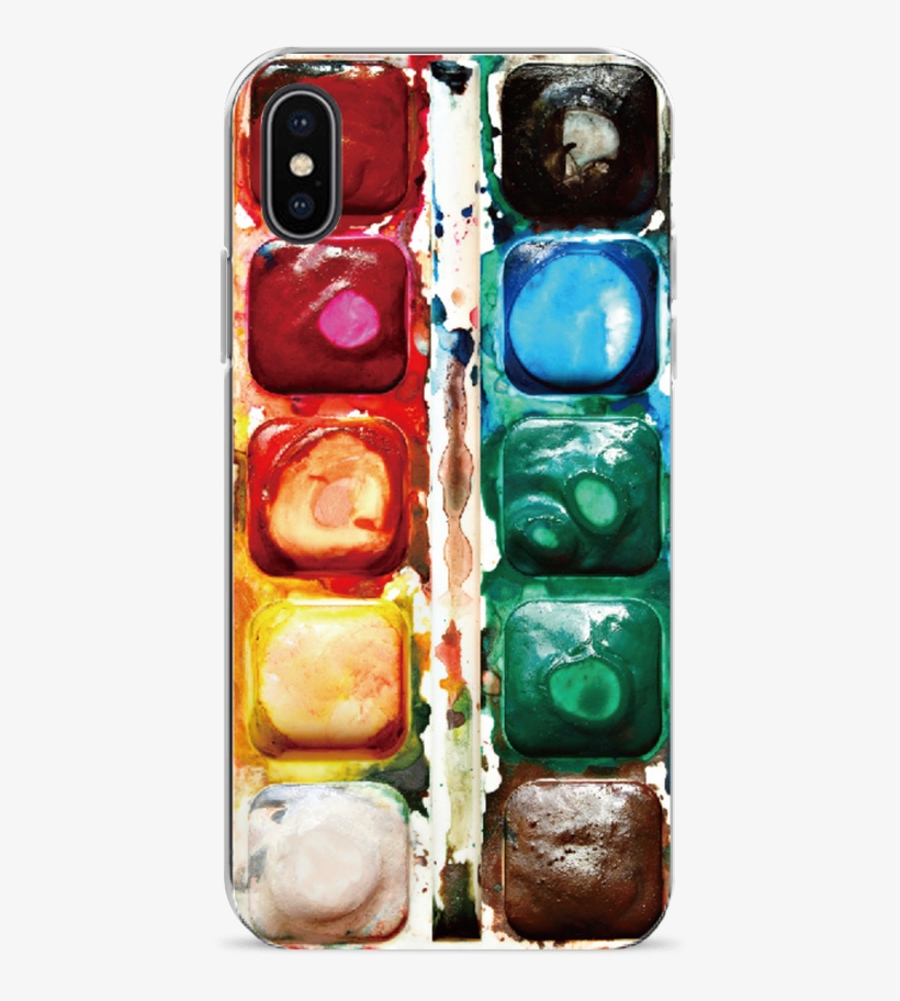 Watercolor Paint Palette Case - Watercolor Set Phone Case, transparent png download