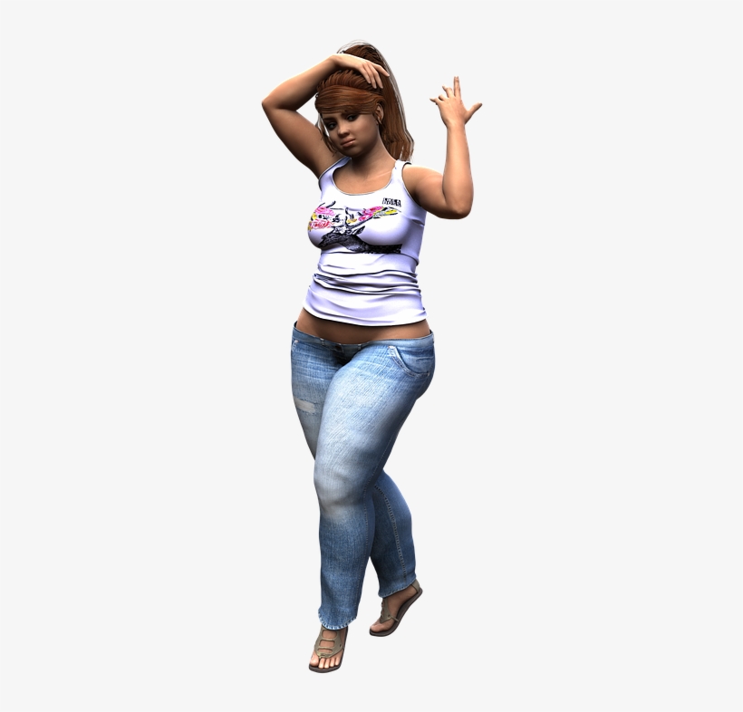 Plus-size, Girl, Woman, Sensual, Sexy, Lady, Seductive - Sexes Woman, transparent png download
