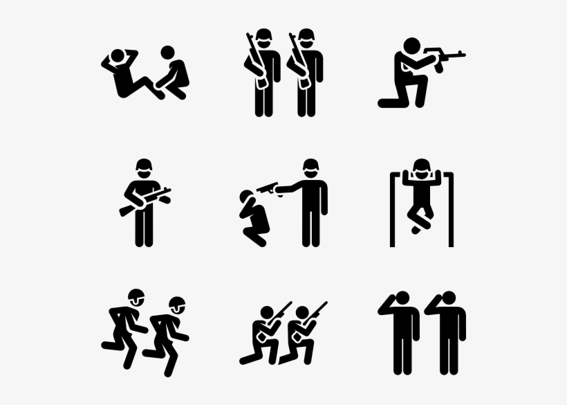 Military Pictograms - Fireman Icon, transparent png download