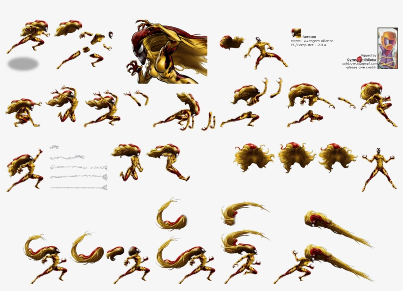 Click To View Full Size - Marvel Scream, transparent png download