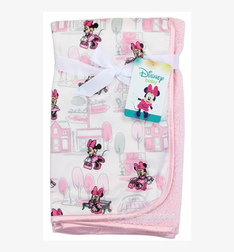Disney Minnie Mouse Hooded Towel Making Wishes Print, transparent png download