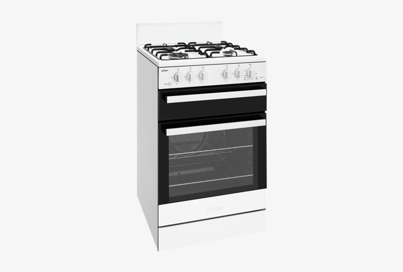 54cm Freestanding Cooker, Conv Oven - Chef Cfg503wb 54cm Gas Upright, transparent png download