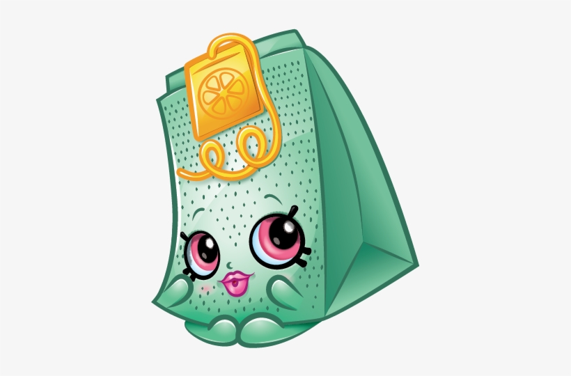 Herb L Teabag Art - Shopkins Herb L Teabag, transparent png download