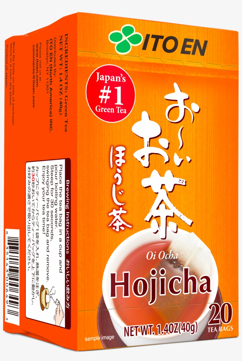 Ito En Oi Ocha Hojicha 20 Tea Bags 1.8 Oz Boxes - Pack, transparent png download