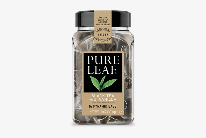 Black Tea With Vanilla - Pure Leaf Gunpowder Green Tea, transparent png download