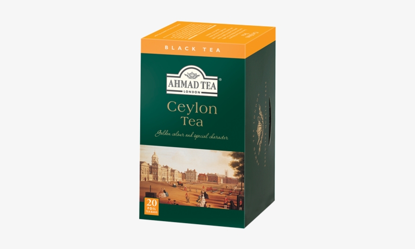 20 Foil Teabags - Ahmad Tea Ceylon Tea, transparent png download