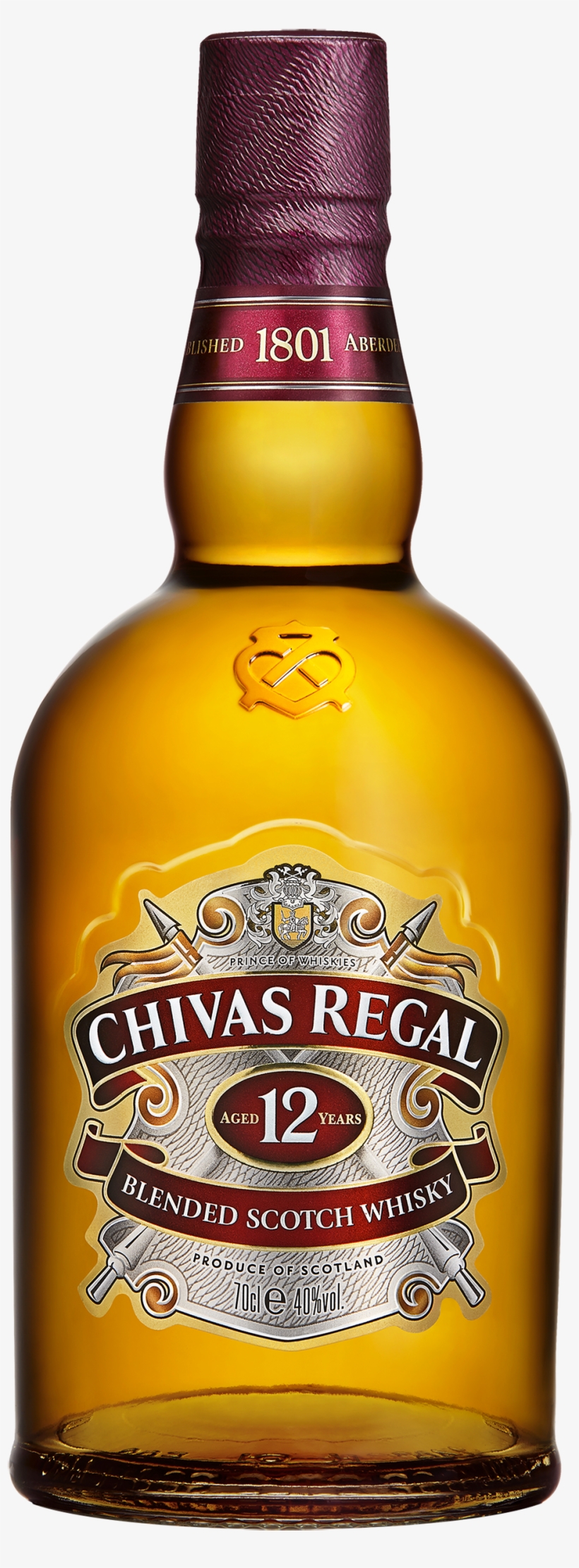 Packshot Chivas - Chivas 12 Years, transparent png download