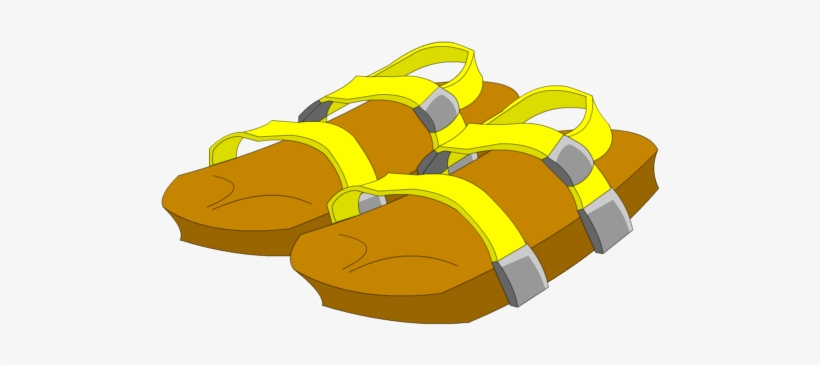 Yellow Piwi Sandals - Thumbnail, transparent png download