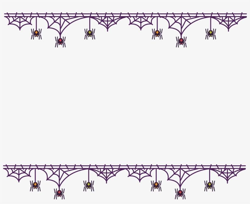 Png Download Black House Transprent Png Free Download - Spider Web Border Clip Art, transparent png download