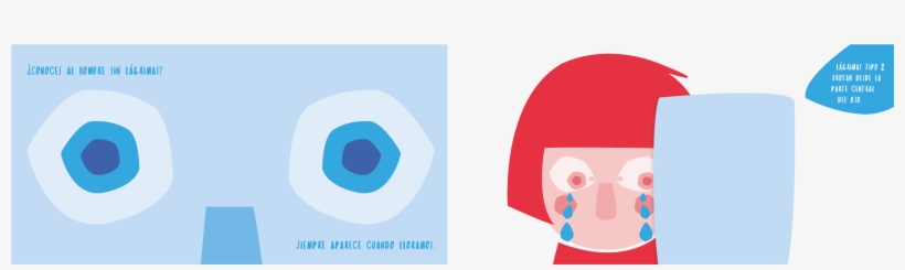 A Little Girl Is Crying When A Mysterious Man Interrupts - Tears, transparent png download