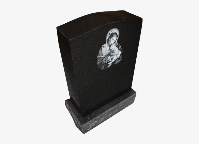 Blessed Mother Holding Baby Jesus For Resurrection - Headstone, transparent png download