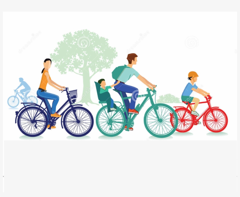 Download Familia En Bicicleta Vector Clipart Bicycle - Cyclists Highway Code - Essential Rules Of The Road, transparent png download