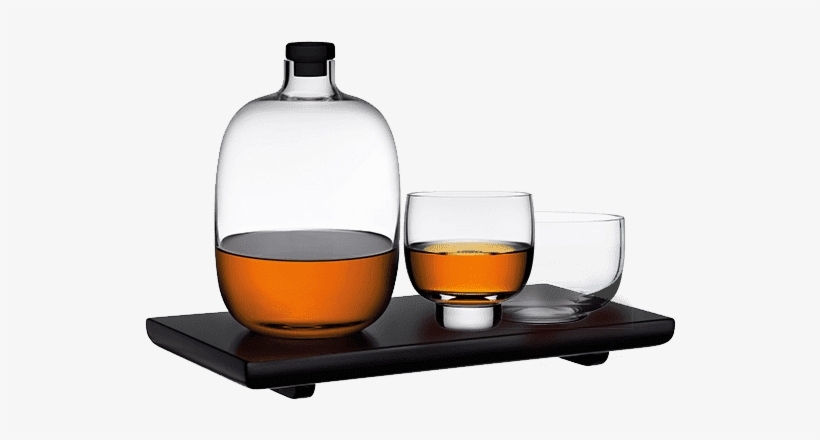 Malt Whiskey Set - Nude Glass Whiskey Decanter Set, transparent png download