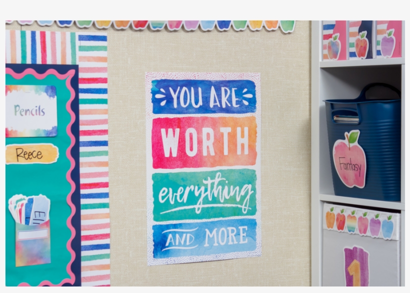 You Are Worth Everything And More Positive Poster Alternate - Poster, transparent png download