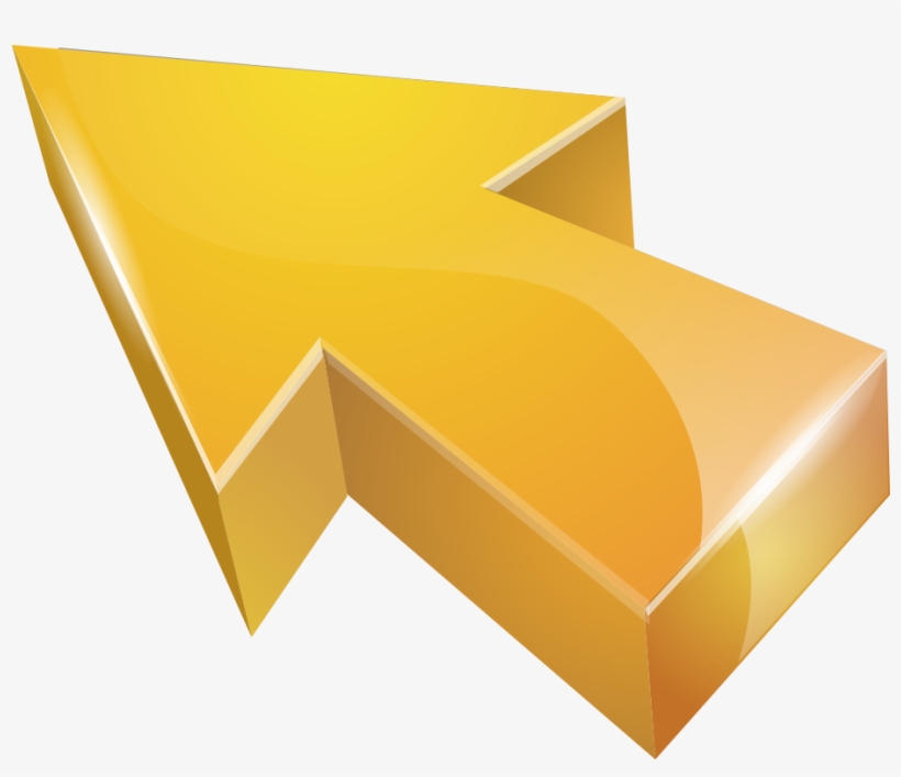 Euclidean Vector Icon Golden - Golden Arrow, transparent png download