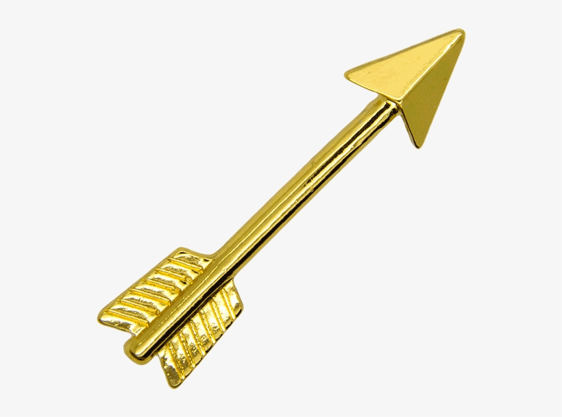 Arrow Pin 3d, Gold - Tool, transparent png download