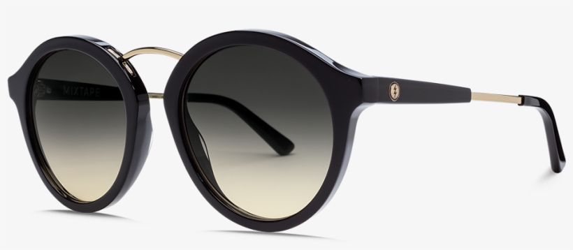 Electric Mixtape Sunglasses-gloss Black/ohm Black Gradient - Saint Laurent Sl M15 001, transparent png download