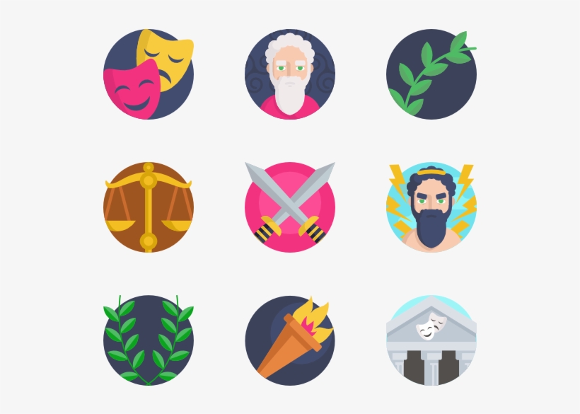 Ancient Greece - Culture Png Icon, transparent png download