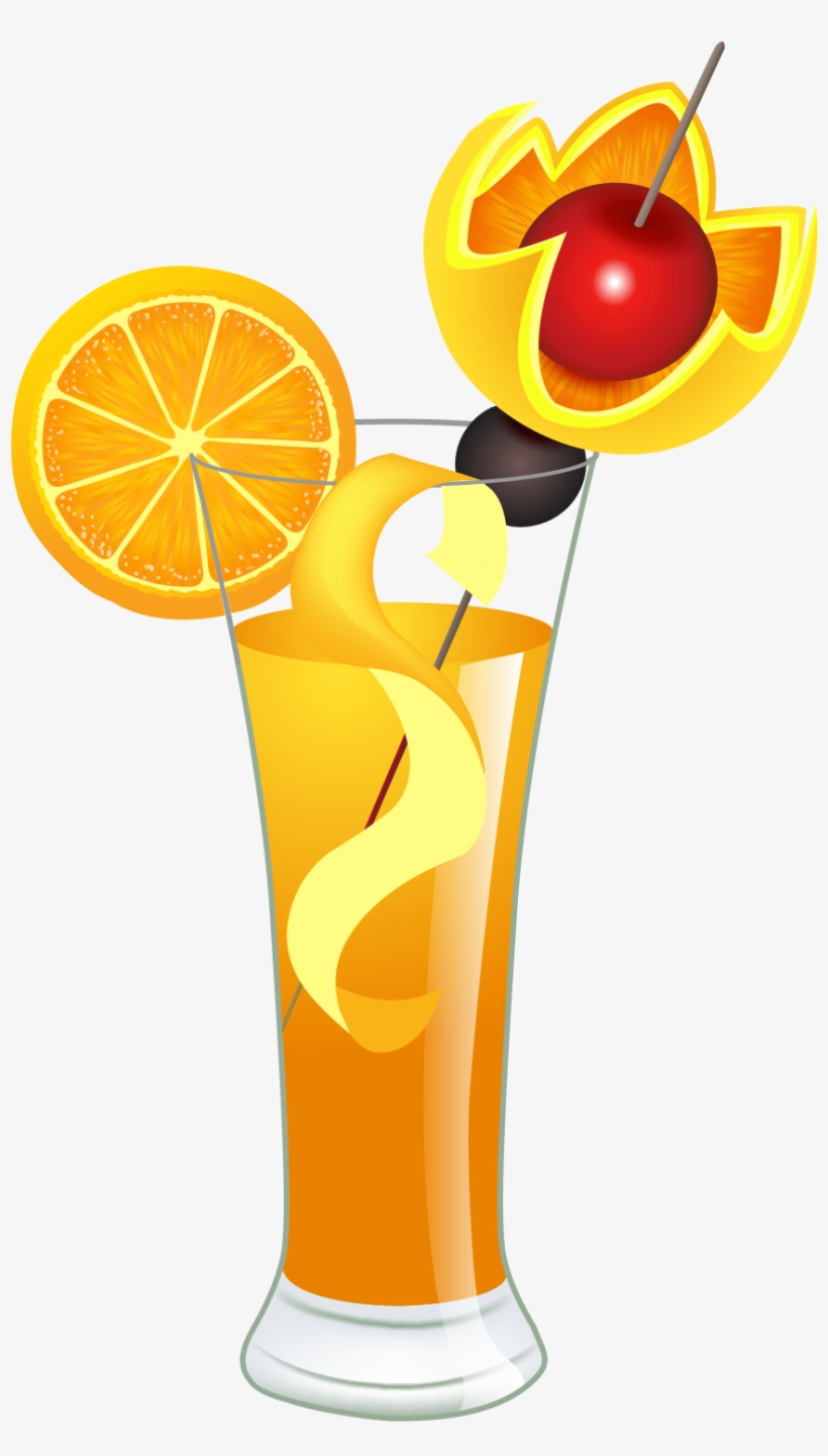 Drink Clipart Beach Drink - Juice Glass Clipart Png, transparent png download