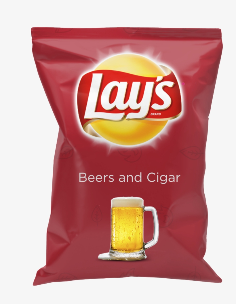 Beers Cigars Lays - Lays Bag Of Dicks, transparent png download