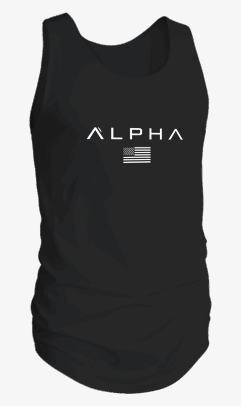 Alpha Clothing Black Flag Athleti-fit Tank Top - Sayian Army / Alpha - Gym Sleeveless Stringer Top, transparent png download