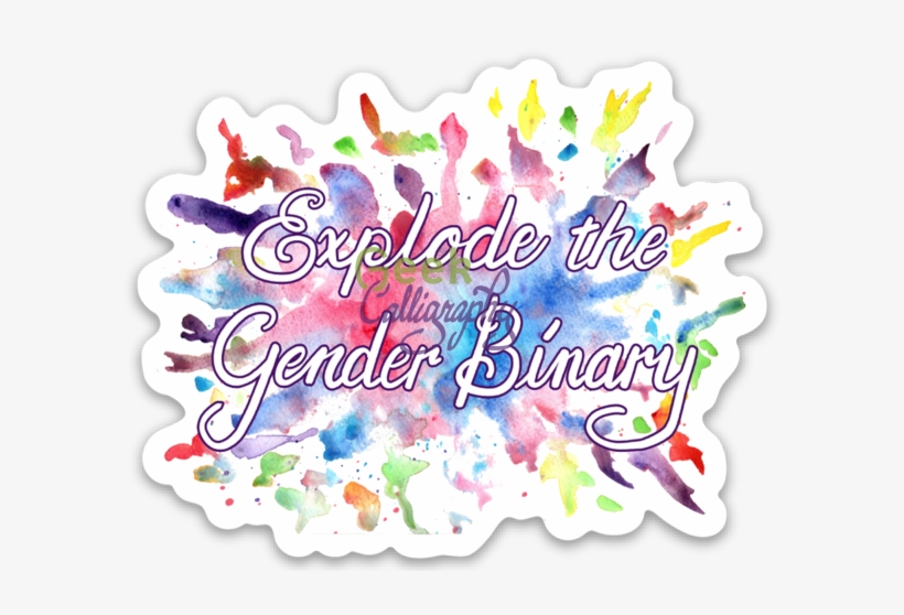 Explode The Gender Binary, transparent png download