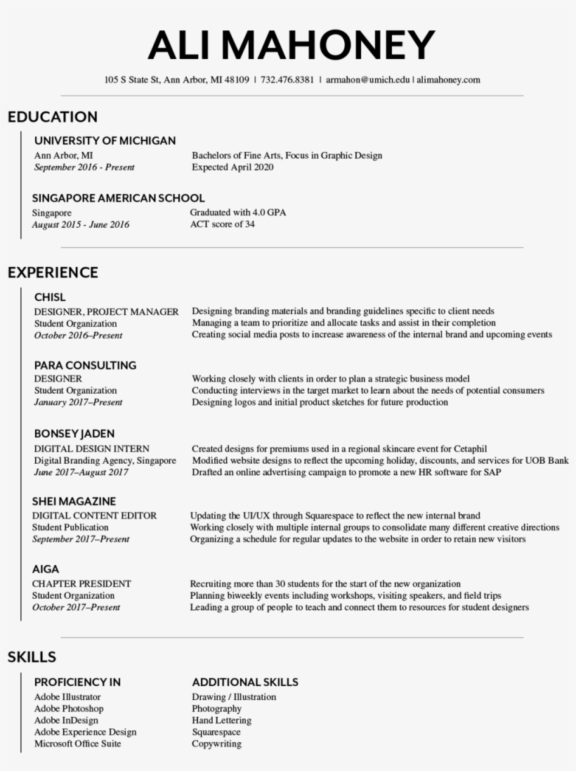 Ali Resume - Advertising, transparent png download