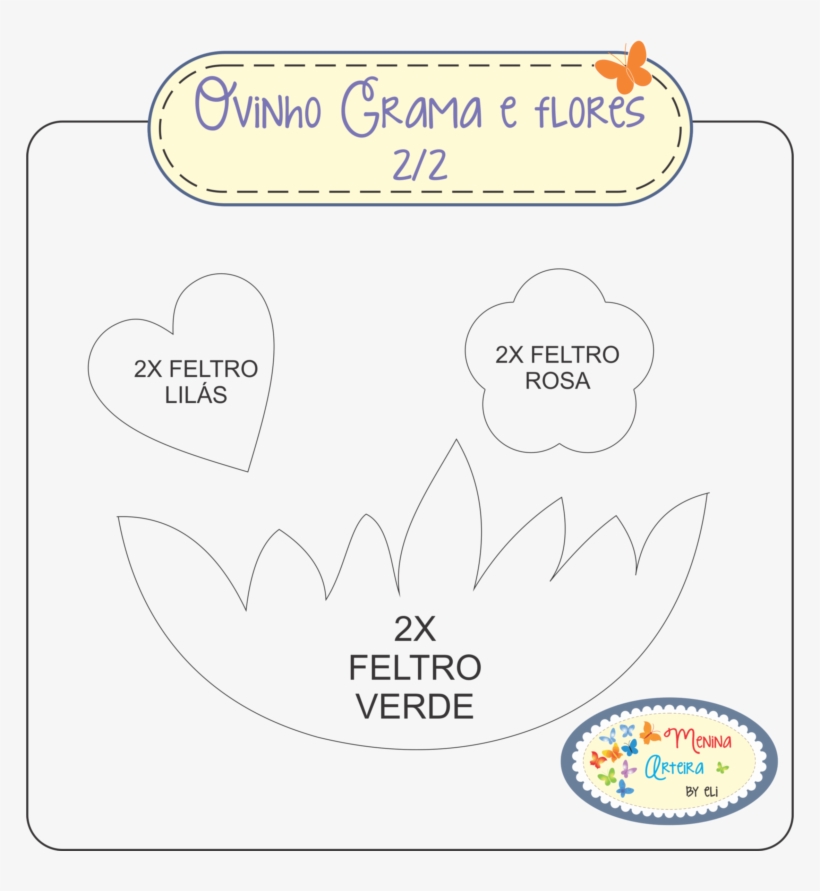 Molde Ovinho Grama 2 - Felt, transparent png download