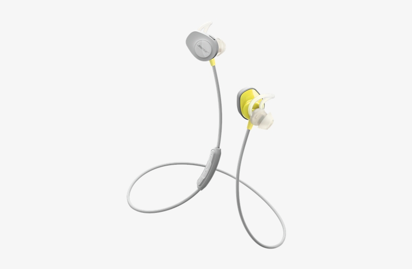 Soundsport Wireless Headphones - Bose Soundsport Wireless Headphones (citron), transparent png download