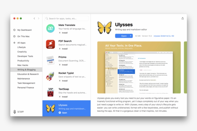 Ulysses software review