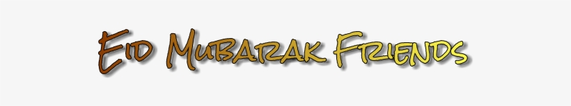 Eid Mubarak Text Png Download - Eid Mubarak Png Effects, transparent png download