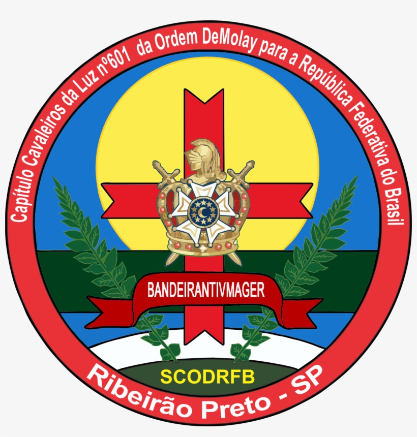 Brasão Capítulo Demolay Cavaleiros Da Luz - Demolay Capítulo Cavaleiros Da Luz Ribeirao Preto, transparent png download