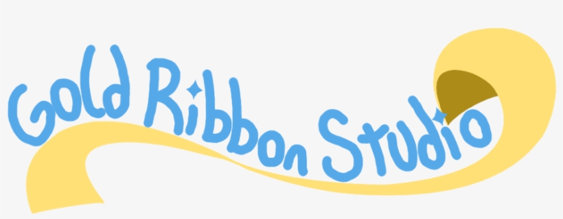 New Gold Ribbon Studio Logo - Ribbon, transparent png download