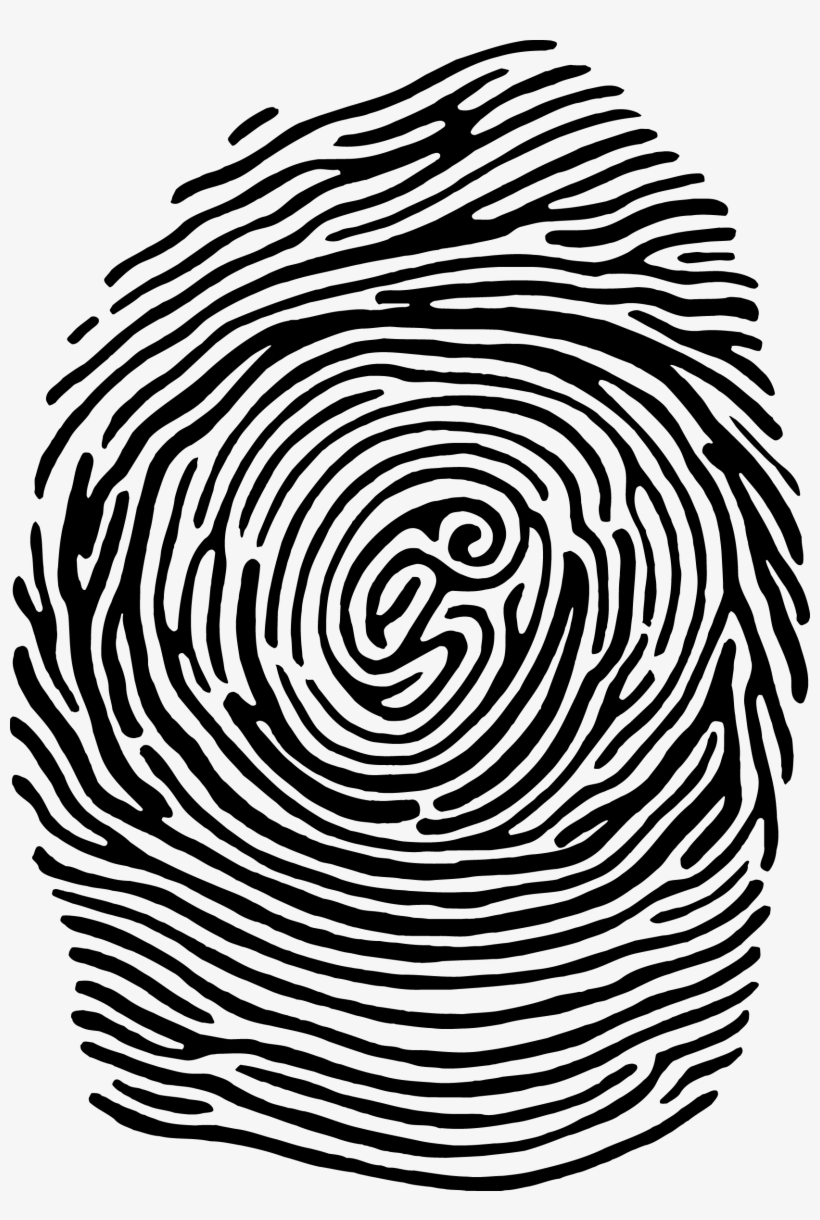 Freeuse Download Fingerprint Clipart Simplified - Agencia D3, transparent png download