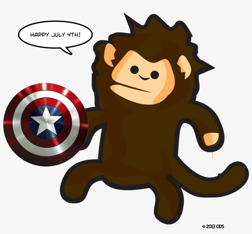 Don't Forget The Fireworks And 4th Of July Sales - Captain America Iron-on 4pk, transparent png download