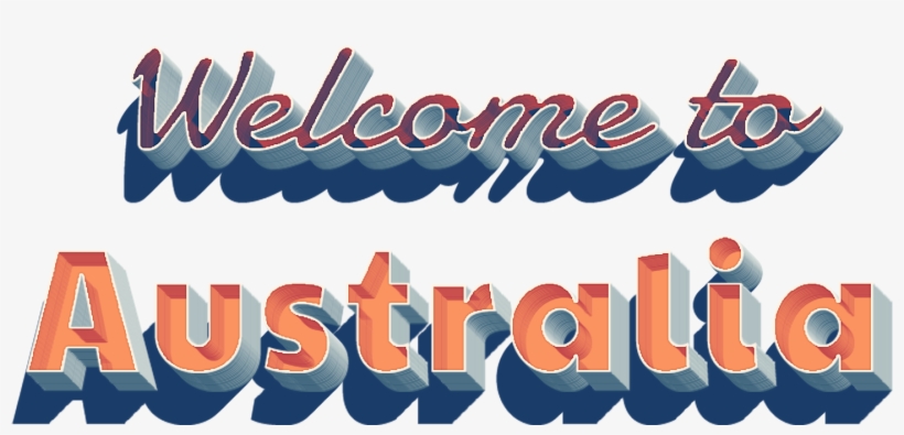 Australia 3d Letter Png Name - Welcome To Canada Png, transparent png download