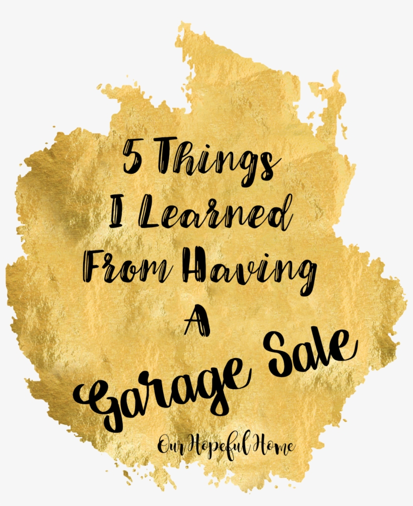 Garage Sale Tips - Gold Brush Png, transparent png download