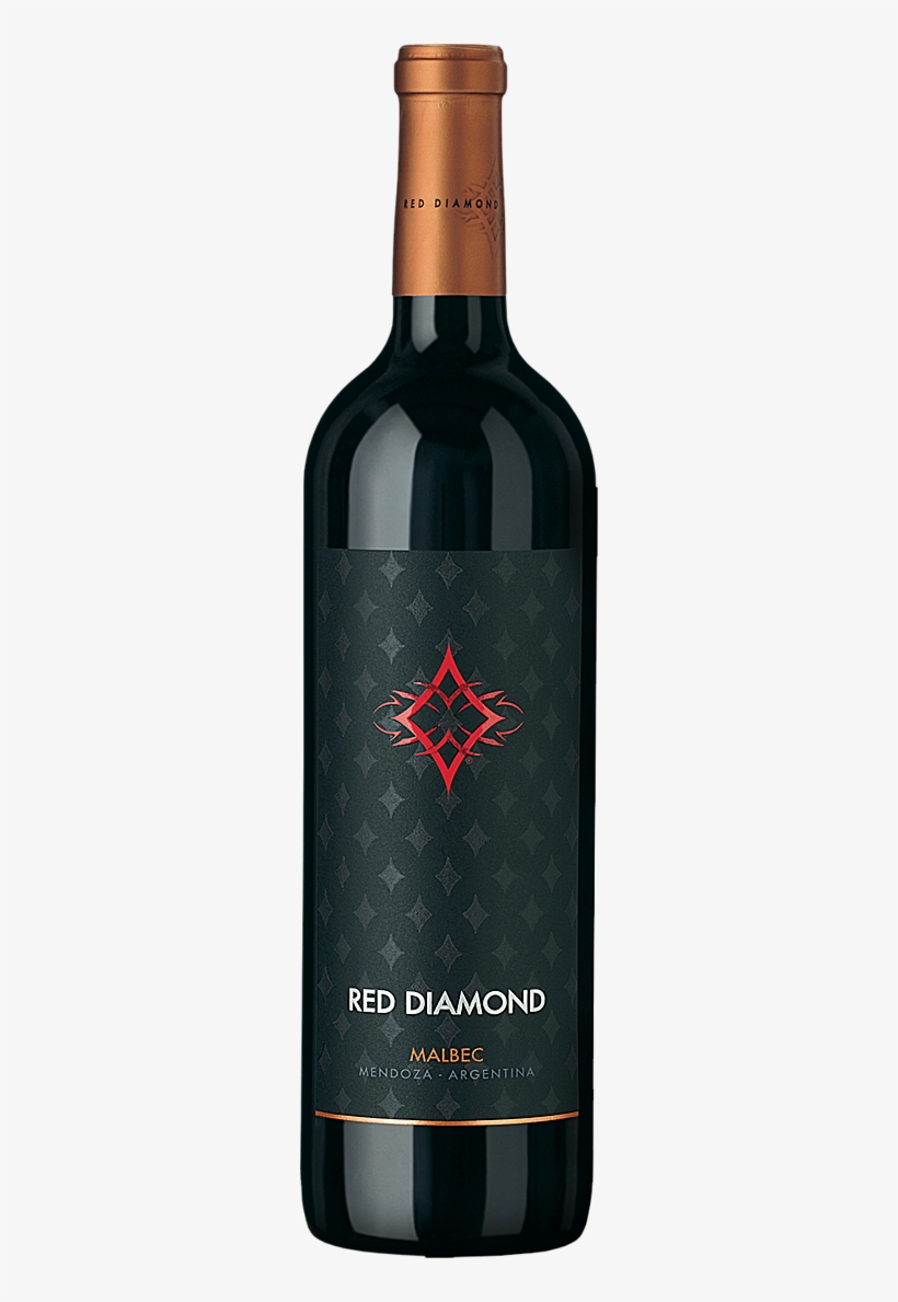Red Diamond Malbec Argentina - Red Diamond Wine, transparent png download