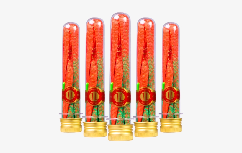 Tubelaces Gold Splatter Pack - Tubelaces Gold Splatter Pack - Neon Green/red / Sznurówki, transparent png download