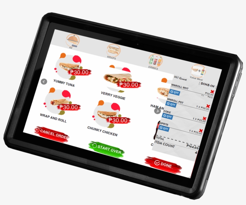 Foodcart - Tablet Computer, transparent png download