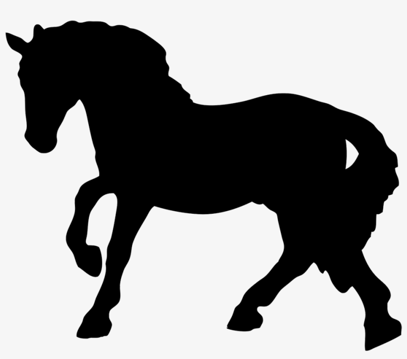 Horse Silhouette Clip Art 15 - Schleich Lusitano, transparent png download